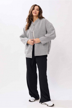 Жакет Mislana 1975 серый - фото 4