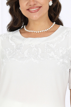 Блуза, брюки, кардиган Ninele 5908 молоко - фото 3