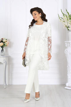 Блуза, брюки, кардиган Ninele 5908 молоко - фото 5