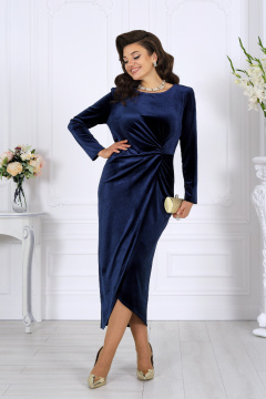 Платье Ninele 6043 синий - фото 2
