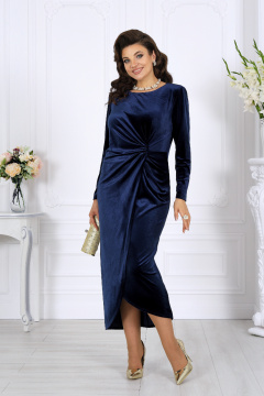 Платье Ninele 6043 синий - фото 5