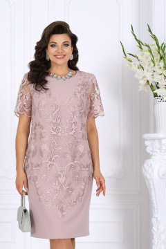 Платье Ninele 6079 пудра - фото 2