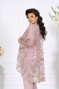 Блуза, брюки, кардиган Ninele 5908 пудра - фото 4