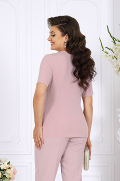 Блуза, брюки, кардиган Ninele 5908 пудра - фото 3