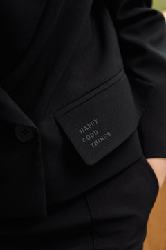 Брюки, жакет Lokka 1688 черный - фото 5