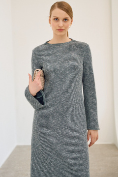 Платье Lokka 1716 зеленый/меланж - фото 2