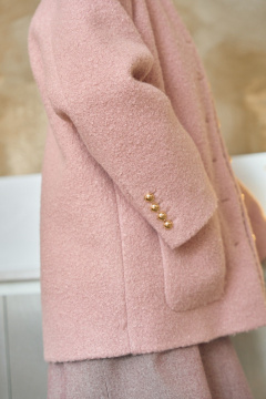 Пальто Lokka 1719 розовый - фото 4