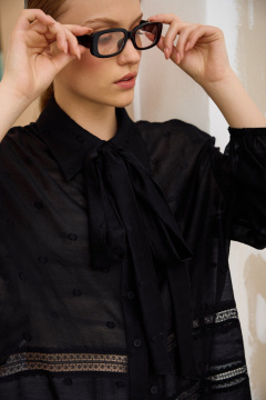 Блуза Lokka 1732 черный - фото 4