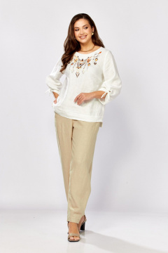 Блуза MALI 625-083 белый - фото 2