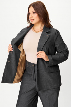 Брюки, жакет SOVA 11292 графит - фото 5