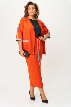 Жакет, юбка Michel chic 1388/1 терракот - фото 2