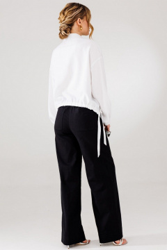 Блуза Faufilure C1763 белый - фото 3