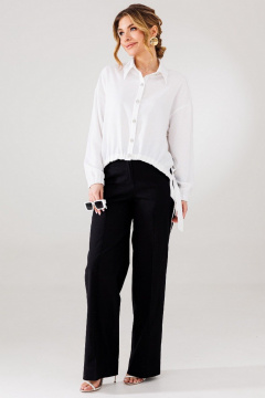 Блуза Faufilure C1763 белый - фото 1