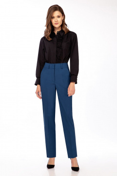 Блуза Laikony L-139-1 черный - фото 4