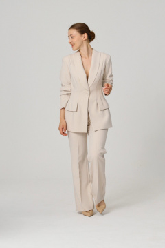 Брюки, жакет ALIN 6001 кремово-белый - фото 1