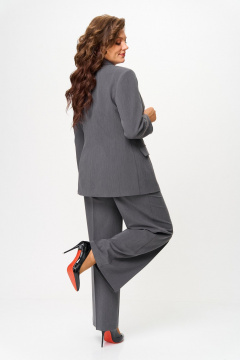 Жакет ANASTASIA MAK 1270-1 серый - фото 5