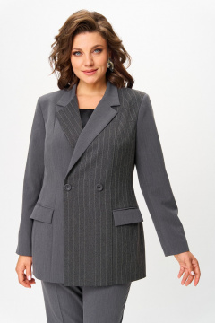 Жакет ANASTASIA MAK 1270-1 серый - фото 3