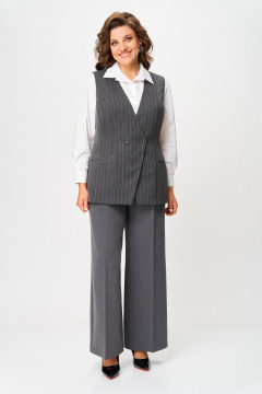 Брюки ANASTASIA MAK 1270-2 серый - фото 4