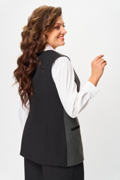 Жилет ANASTASIA MAK 1270-5 черный - фото 3
