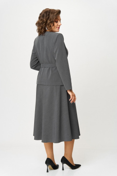 Жакет, юбка ANASTASIA MAK 749-А серый - фото 3