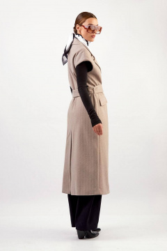 Жилет Rivoli 1045.2 бежево-коричневый - фото 5