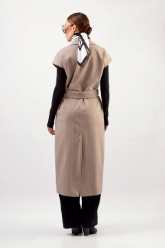 Жилет Rivoli 1045.2 бежево-коричневый - фото 4