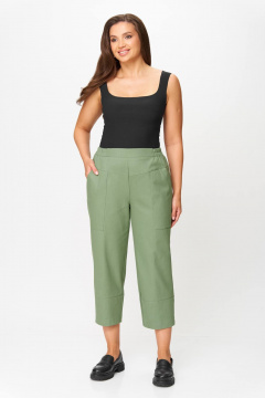 Блуза, брюки Anastasia 1223 олива - фото 4