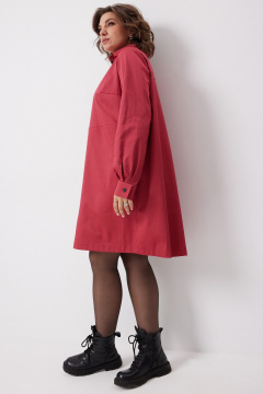 Платье BegiModa 1059 гранат - фото 3