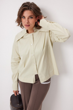 Блуза BegiModa 4135 зеленая_дыня - фото 5