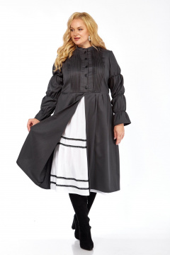 Платье Celentano lite 5052.2 графит - фото 4