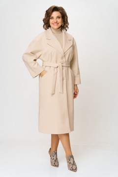 Пальто Koketka i K 1298-2 молочный - фото 2