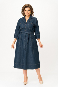 Платье Koketka i K 1501 джинсовый - фото 5