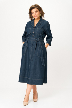 Платье Koketka i K 1501 джинсовый - фото 1