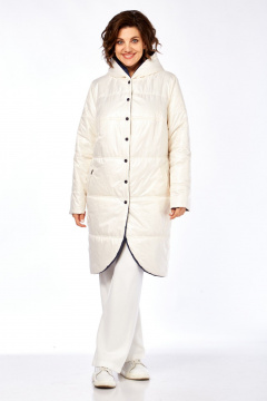 Куртка Диомант 1928 бежевый-синий - фото 2