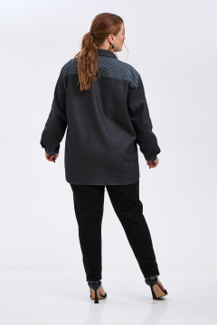 Рубашка Avenue 0341 черный - фото 5