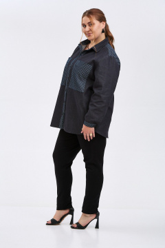 Рубашка Avenue 0341 черный - фото 4