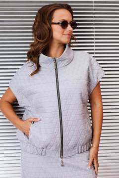 Жилет, юбка INVITE 6106 серый - фото 3