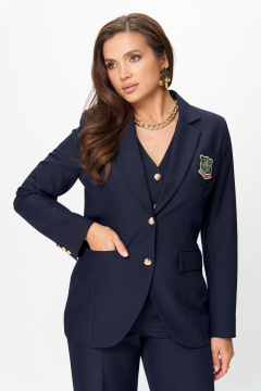 Жакет Andina city 4014-25 синий - фото 5