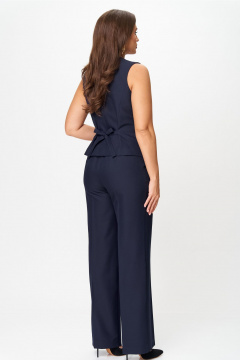 Брюки, жакет, жилет Andina city 9082-25 синий - фото 4