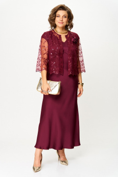 Жакет, платье Svetlana-Style 2144 бордовый - фото 3