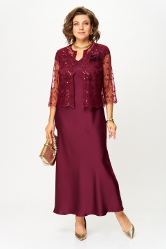 Жакет, платье Svetlana-Style 2144 бордовый - фото 1