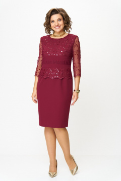 Платье Svetlana-Style 3022 бордовый - фото 1