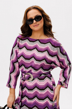 Платье Anelli 1560 аметис - фото 3