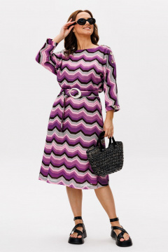 Платье Anelli 1560 аметис - фото 1