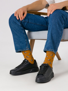 Носки Mark Formelle 017K-2902/24017K-1 кэмел_рис.2902 - фото 3