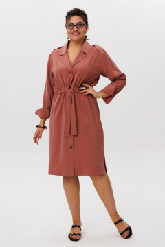 Платье Anelli 1592 кленовый_сироп - фото 1