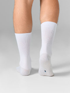 Носки Mark Formelle 106K-3108/25106K белый_св.серый_меланж_рис.3108 - фото 4