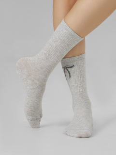 Носки Mark Formelle 217K-3139/25217K св.серый_меланж_рис.3139 - фото 2