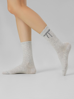 Носки Mark Formelle 217K-3139/25217K св.серый_меланж_рис.3139 - фото 3