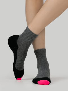 Носки Mark Formelle 338C-1010/25338C серый_меланж_рис.1010 - фото 1